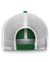 Fanatics Men's Kelly Green/White Dallas Stars Slouch Core Primary Trucker Adjustable Hat