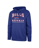 '47 Brand Men's Royal Buffalo Bills Packed House Headline Pullover Hoodie