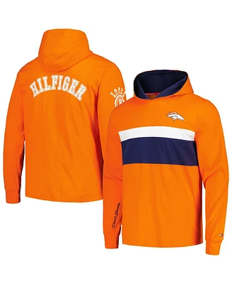 Tommy Hilfiger Men's Orange Denver Broncos Morgan Long Sleeve Hoodie T-Shirt