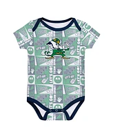 Outerstuff Newborn Navy Notre Dame Fighting Irish Sunday Comics 3-Pack Bodysuit Set