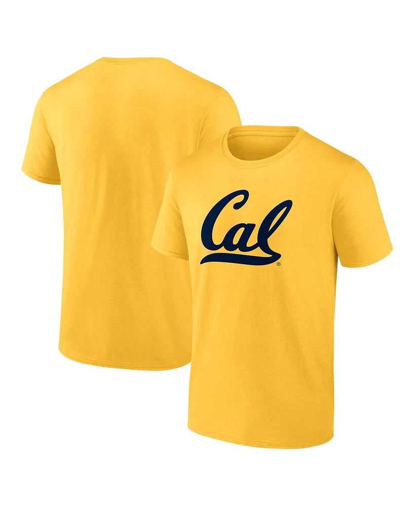 Fanatics Men's Gold Cal Bears Primary Logo T-Shirt