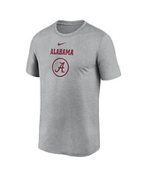 Nike Men's Heather Gray Alabama Crimson Tide On-Court Basketball Legend Practice Performance T-Shirt