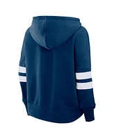 Fanatics Women's Deep Sea Blue Seattle Kraken Seize Fleece Pullover Hoodie