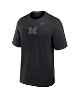 Nike Men's Michigan Wolverines Primary Statement Two-Hit Performance T-Shirt