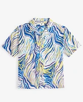 Mode of One Men's Retro Wave Textured Shirt, Exclusively at Macy's