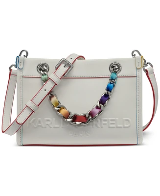 Karl Lagerfeld Paris Savoie Small Leather Crossbody