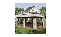 Outdoor Patio Gazebo Durable Canopy Shelter for Backyard, Garden, or Patio Events and Relaxation