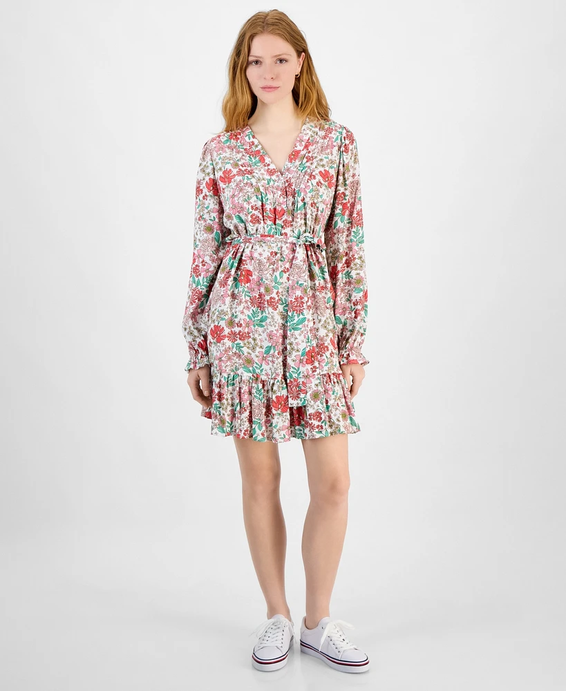 Tommy Hilfiger Women's Floral-Print Shirtdress