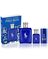 Ralph Lauren Men's 3-Pc. Polo Blue Eau de Toilette Gift Set