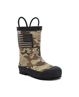 Western Chief Big Boys Frontier Flag Camo Rain Boot