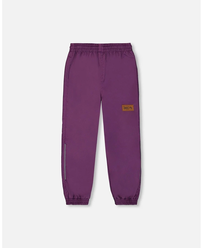 Deux par Baby Girl Splash Pants Purple - Infant