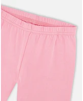 Deux par Big Girls Organic Cotton Legging Candy Pink