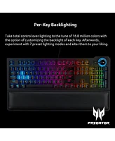 acer Predator Aethon 700 Gaming Keyboard:Clicky or Linear-Your Choice|Per-Key 16.8M Rgb Colors Backlighting|Programmable|Dedicated Media Keys & Dial|1