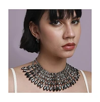 Party Statement Necklace & Stud Earrings