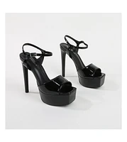 Genevieve Patent Platform Sandal