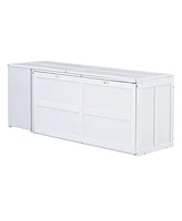 Murphy Bed with Rotating Desk for Space-Saving Living