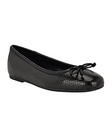 Calvin Klein Women's Bronte Square Toe Ballet Flats