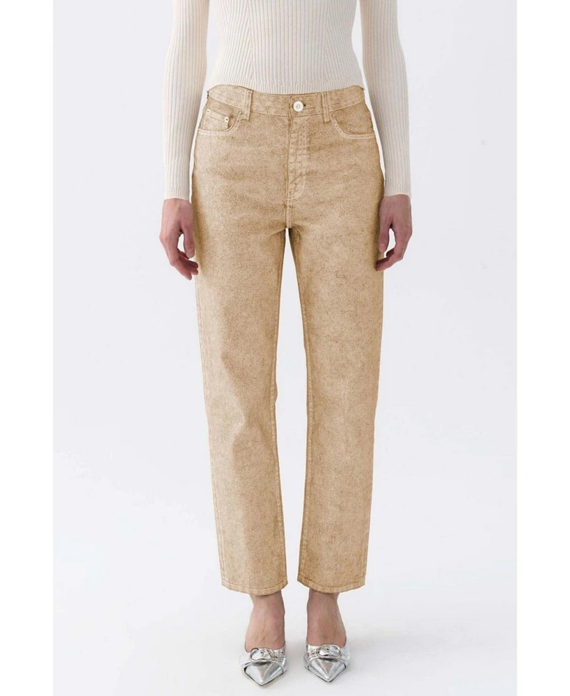Nocturne Women's Mom Fit Jeans