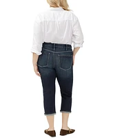 Silver Jeans Co. Plus Avery Cuffed Denim