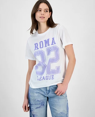 Grayson Threads, The Label Juniors' Roma League 82 Sporty Graphic Print T-Shirt