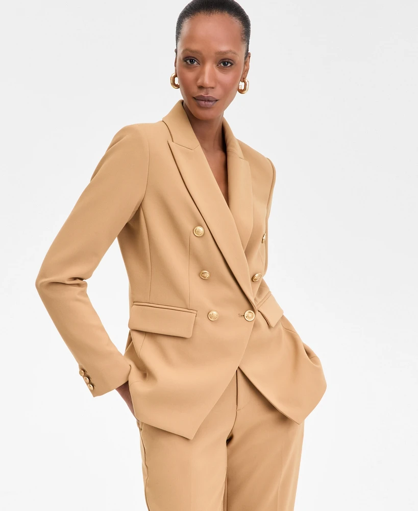 I.n.c. International Concepts Women's Double-Breasted Blazer, Exclusively at Macy's