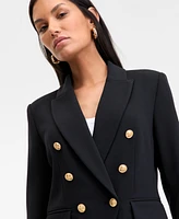 I.n.c. International Concepts Women's Double-Breasted Blazer, Exclusively at Macy's