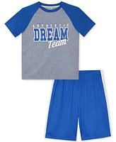 Max & Olivia Big Boys Dream Team Shorts Pajama Set