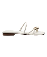Marc Fisher Ltd Women's Mazza Square Toe Flat Sandals