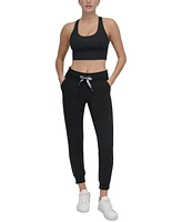 Dkny Sport Women's Logo-Drawstring High-Rise Joggers