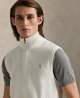 Polo Ralph Lauren Men's Mesh-Knit Cotton Full-Zip Sweater Vest