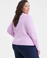 On 34th Trendy Plus Sweater Cardigan, Exclusively at Macy's