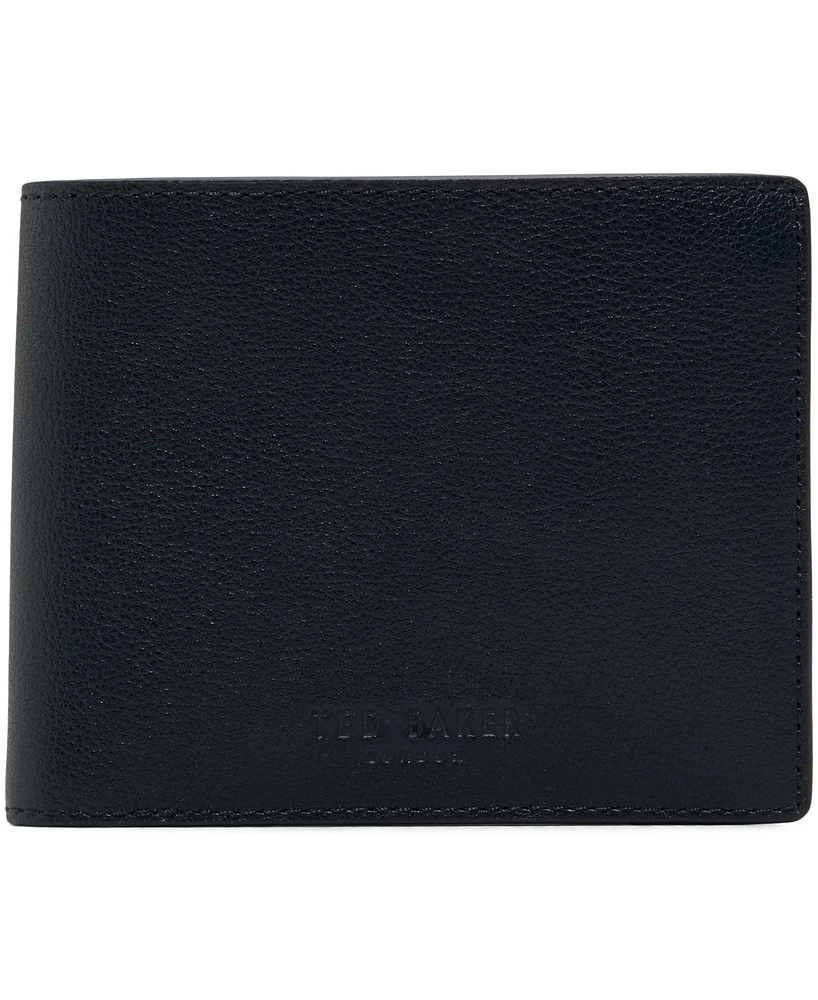 Ted Baker Pebble Navy Leather Wallet