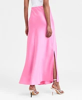 I.n.c. International Concepts Women's Satin Maxi Skirt, Exclusively at Macy's