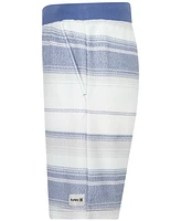 Hurley Big Boys Surf Striped French Terry Shorts