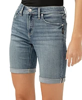 Silver Jeans Co. Women's Elyse Mid-Rise Bermuda Shorts