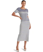 Steve Madden Women's Selah Striped Mid Dress