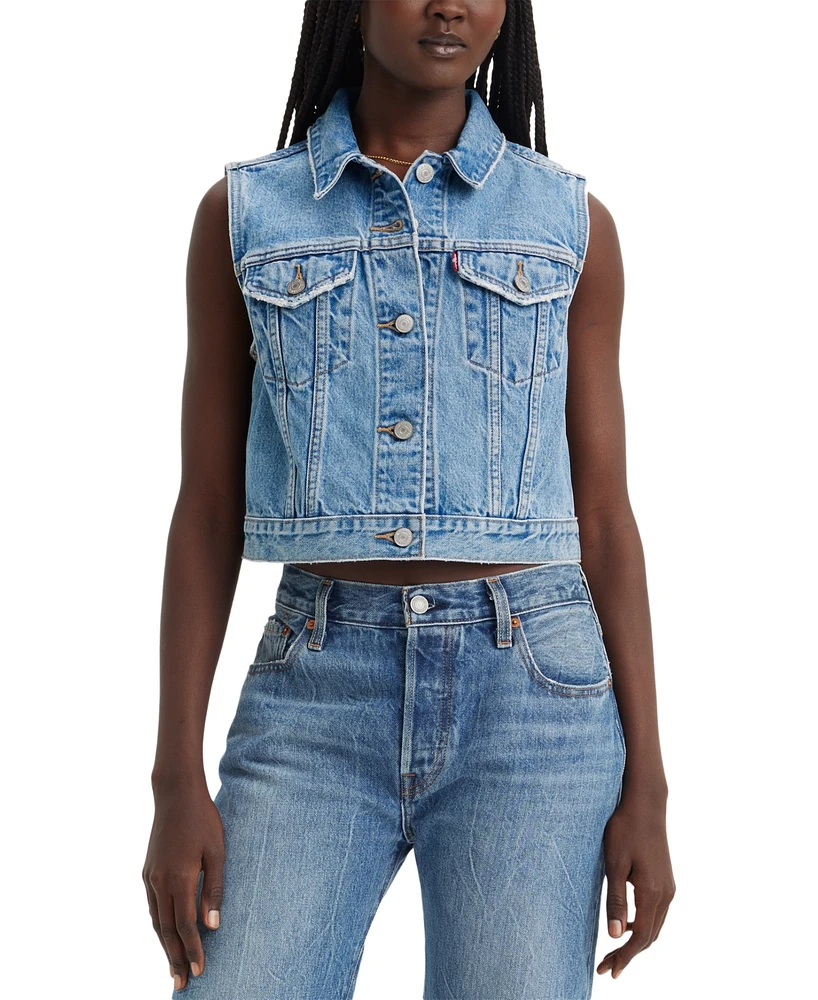 Levi's Women's Denim Trucker Vest