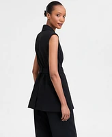 I.n.c. International Concepts Women's Belted Vest, Exclusively at Macy's