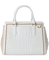 Brahmin Finley Large Leather Satchel