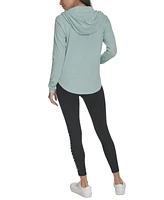 Calvin Klein Performance Ruched-Sleeve Zip Hoodie