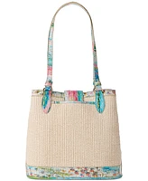 Brahmin Fiora Staycation Grandview Medium Bucket Bag