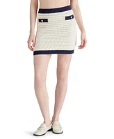 Steve Madden Women's Casette Crochet Mini Skirt