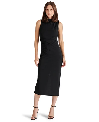 Steve Madden Women's Mo Mock Neck Midi Dress