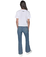 Karl Lagerfeld Paris Women's Map Graphic T-Shirt