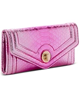 Brahmin Veronica Rose Water Akoni Leather Wallet