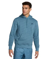 Nike Club Men's Fleece Pullover Monogram Hoodie