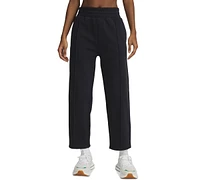 Under Armour Women's Rival Fleece Pintuck Ankle Pants