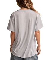 Lucky Brand Women's Graphic Boyfriend-Fit T-Shirt