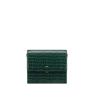 Jw Pei Handbags Mini Flap Croc Crossbody Bag