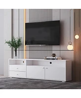 Tv Cabinet Entertainment Center for Stylish Media Storage and Living Room Organization